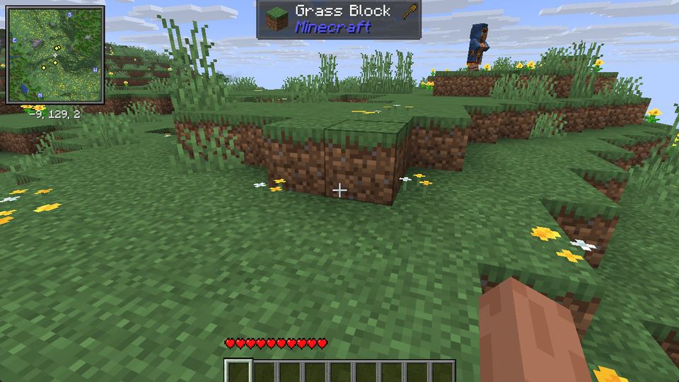 The Clean preset in game: a smaller HUD with only what you need